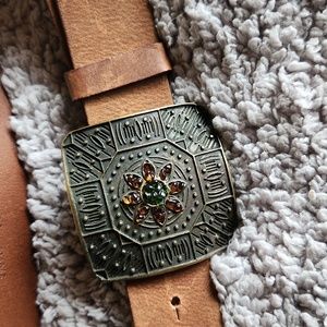 Like new! Leather belt made in Italy